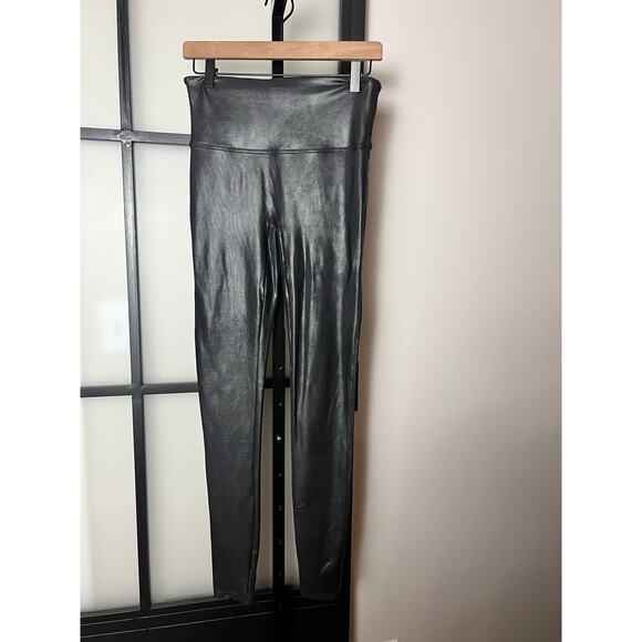 Spanx Metallic Leggings Size Large - Picture 2 of 10